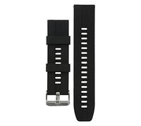 EVTSCAN Sostituzione del braccialetto cinghia di smartwatch morbido in silicone per gt2 gt2e nero applicabile (20 mm)