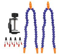 EVTSCAN Supporto per Stazione di Saldatura Regolabile, Bracci di Saldatura Flessibili, Base Girevole a 360°, Supporto per Riparazione PCB, Morsetto di Saldatura Portatile per