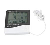 EVTSCAN Termometro Elettronico Ad Alta Precisione Misuratore di Umidità Digitale Grande Display LCD Indoor Outdoor Temperature Meter Materiale ABS