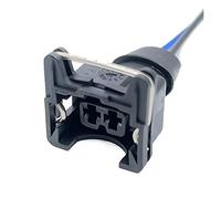 EVURU 2Pin AMP Tyco EFI Connettore iniettore Carburante Junior Power (M~Ni Timer) Connettore Impermeabile Automatico Spina Cablaggio (Color : 2P Female, Size : 1 Pc with 15cm 18AWG)