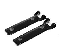 EVURU Per Fo&rd Bronco 2021 2022 2 e 4 porte 2 pezzi porta posteriore di ricambio portellone cerniera copertura rivestimento nero lucido accessori auto Maniglia portiera