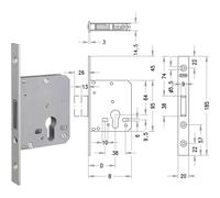 EVVA Serratura a mortaio E730