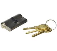 Evva Standard industria Cilindro doppio gleichsperrend, 31/31 mm, in ottone nichelato opaco, 1 pezzi, 30 + 30nioa a05701 M