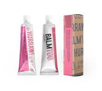 Evviva! Balmtoo Balsamo Labbra Squeezabile Lavanda e Rosa: Denso e ultra-idratante. Applicazione ovunque. Corpo, viso, labbra, collo, dita di man