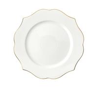 EVVIVA BURANO PIATTO PORTATA 30 CM BORDO ORO
