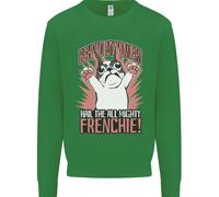 Evviva L'Onnipotente Frenchie Bulldog Francese Maglione Per Bambini