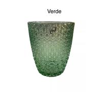 EVVIVA MOZART SET 6 BICCHIERI ACQUA IN PASTA DI VETRO CL 32 VARIANTI