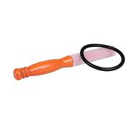 Evvmnaks 1 set Crystal Bowl Special Rubber Stick Music Accessories Red&White Black