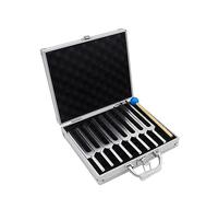 Evvmnaks 8 pezzi 256-512HZ - Set di diapason per la salute fisica diagnostica di vibrazione, kit di strumenti per la terapia di vibrazione a per guarire i chakra