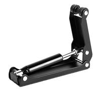 Evvmnaks Copertura per pianoforte in lega, dispositivo di abbassamento a chiusura lenta, riduttore di coperchio idraulico, accessori per pianoforte nero