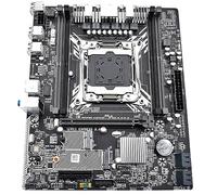 Evvmnaks La Scheda Madre X99M-G Supporta il Processore LGA 2011-3V3V4 128 GB DDR4 ECC RAM NVME M.2 M.2WIFI PCI-E 4X SATA 3.0 Nero 1 Pezzo