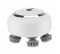 Evvmnaks Massaggiatore Portatile Testa Massaggiatore Elettrico Pelle Cavelto per la Crescita dei Capelli, Massaggiatore Tenuto in Mano Capelli con 4 Teste di Massaggio