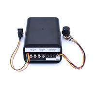 Evvmnaks Regolatore di velocità del motore DC 10-55 V 60 A PWM 0-100% RPM LED Digitale Regolabile CW CCW Interruttore di Controllo del Motore e Posteriore 1 Pezzo Nero