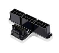 Evvmnaks Scheda grafica 3X8P a 40 ATX 3.0 12 V HPWR 12 + 4P 600 W Connettore di servosterzo a 180 gradi, B