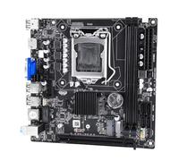 Evvmnaks Scheda Madre Del Computer H61 LGA 1155 2XDDR3 Slot Fino a 16G PCI-E 16X 100M Ethernet ITX Scheda Madre Desktop H61