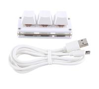 Evvmnaks Tastiera Multimedia OSU Gaming Keypad 3 Programmazione Personalizzata Macro Tastiera Copia-Incolla HID Tastiera Meccanica Resistente Facile Da Usare ()