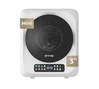 EVVO Asciugatrice Mini S4 - Asciugatrice portatile 3 Kg, design mini compatto, pannello touch, igiene UV, funzione anti-rughe, accessorio per scarpe, mini asciugatrice, ideale per spazi ridotti
