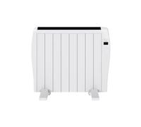 EVVO C8 Radiatore Emettitore Termico Bianco, 1200 W, fino a 16 m2, Installazione Pavimento o Parete, Controllo vocale, Google Home, 8 elementi, Blocco bambini, Wi-Fi, Telecomando, Timer, Display LCD