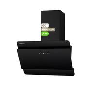 EVVO Cappa aspirante 60 cm di larghezza decorativa EVVO, potenza 800 m³/h, controllo tattile e gestale, filtro alluminio e carbone attivo, efficienza energetica A++