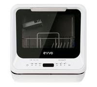 Evvo Home Mini D Trip Lavastoviglie portatile senza installazione Capacità 2 Posate G Bianco