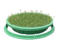 EVWGNPQRV Coperchi per pozzetti, Chiusino in Resina Verde Rotondo Quadrato di Varie Dimensioni for Il drenaggio del Paesaggio Giardino(Diameter 40cm)