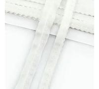 EVWGNPQRV Elastico in Nylon, Fascia Elastica da Cucito in Nylon a Doppio Strato 11 mm Multicolore 5 M 10 20(White 11mm,20Meters)