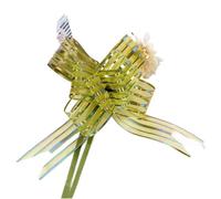 EVWGNPQRV Fiocchi da Regalo, Nastri con Fiocco in plastica Multicolore 3 cm 10 Pezzi for confezionare Decorazioni for Feste di Matrimonio(Green 10pcs)