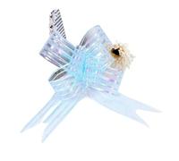 EVWGNPQRV Fiocchi da Regalo, Nastri con Fiocco in plastica Multicolore 3 cm 10 Pezzi for confezionare Decorazioni for Feste di Matrimonio(Sky Blue 10pcs)