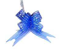EVWGNPQRV Fiocchi da Regalo, Nastri con Fiocco in plastica Multicolore 3 cm 10 Pezzi for confezionare Decorazioni for Feste di Matrimonio(Blue-b 10pcs)