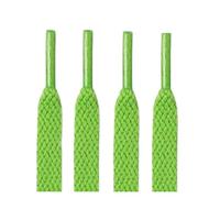 EVWGNPQRV Lacci per scarpe, Lacci Piatti Tela Multicolor for Sneakers Sport 100-180cm(Tender Green,100CM-1PAIR)
