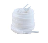 EVWGNPQRV Lacci per scarpe, Mezza coppia di lacci for scarpe piatte bianco nero, misure multiple for stringhe da sneakers(1 Pair Single White,90)