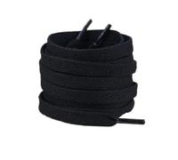EVWGNPQRV Lacci per scarpe, Mezza coppia di lacci for scarpe piatte bianco nero, misure multiple for stringhe da sneakers(1 Pair Single Black,120)