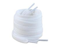 EVWGNPQRV Lacci per scarpe, Mezza coppia di lacci for scarpe piatte bianco nero, misure multiple for stringhe da sneakers(2 Pair Single White,70)