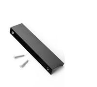 EVWGNPQRV Maniglie a scomparsa per cassetti, Maniglia curva lunga for cassetto da cucina a scomparsa, maniglia invisibile bianca 80-400 mm(9003 120mm)