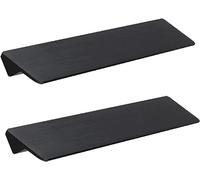 EVWGNPQRV Maniglie a scomparsa per cassetti, Maniglie for cassetti nascoste Manopole Multicolor Viti da cucina for la casa con distanza dei fori 64-320 mm(Black,Hole distance:160mm)