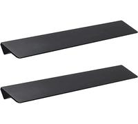 EVWGNPQRV Maniglie a scomparsa per cassetti, Maniglie for cassetti nascoste Manopole Multicolor Viti da cucina for la casa con distanza dei fori 64-320 mm(Black,Hole distance:224mm)