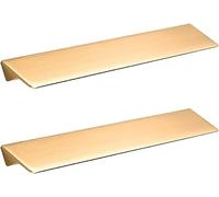 EVWGNPQRV Maniglie a scomparsa per cassetti, Maniglie for cassetti nascoste Manopole Multicolor Viti da cucina for la casa con distanza dei fori 64-320 mm(Golden,Hole distance:224mm)
