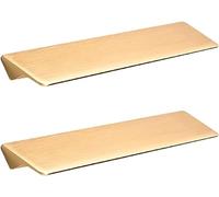 EVWGNPQRV Maniglie a scomparsa per cassetti, Maniglie for cassetti nascoste Manopole Multicolor Viti da cucina for la casa con distanza dei fori 64-320 mm(Golden,Hole distance:160mm)