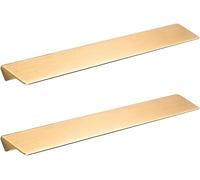 EVWGNPQRV Maniglie a scomparsa per cassetti, Maniglie for cassetti nascoste Manopole Multicolor Viti da cucina for la casa con distanza dei fori 64-320 mm(Golden,Hole distance:320mm)
