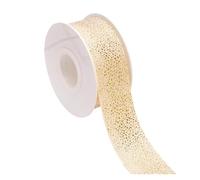 EVWGNPQRV Nastro per Confezioni Regalo, Nastro in Gros-Grain Stampato Multicolore da 38 mm for Confezioni Regalo e Torte 10-50 Iarde(Yellow,38mm 10yards)