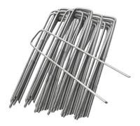 EVWGNPQRV Picchetti a Forma di U per Prato, Picchetti da Giardino a Forma di U, 30 Pezzi, in Acciaio zincato, for barriera Contro Le Erbacce, Lunghezza 100-200 mm(Length 200mm)
