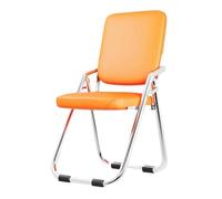 EVWGNPQRV Sedia pieghevole, Sedie da pranzo pieghevoli con cuscini for uso interno ed esterno Multicolor(Orange)