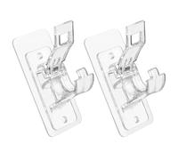 EVWGNPQRV Supporto per asta per tende, Curtain Rod Bracket 10Pcs Self Adhesive No Drill Shower Hooks for Bathroom Kitchen Home