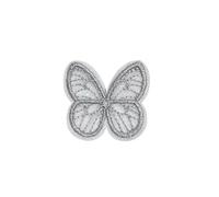 EVWGNPQRV Toppe Ricamate, Toppe Ricamate con Farfalle, 10 Pezzi, Multicolori, 40 mm, da Cucire su Stoffa(Color7)