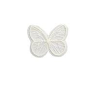 EVWGNPQRV Toppe Ricamate, Toppe Ricamate con Farfalle, 10 Pezzi, Multicolori, 40 mm, da Cucire su Stoffa(Color5)