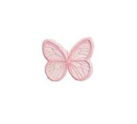 EVWGNPQRV Toppe Ricamate, Toppe Ricamate con Farfalle, 10 Pezzi, Multicolori, 40 mm, da Cucire su Stoffa(Color1)