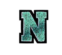 EVWGNPQRV Toppe Ricamate, Toppe Ricamate da Cucire con Lettere Inglesi, Confezione 26 Pezzi, Multicolore, 1,9-4,7 cm(Colorn)