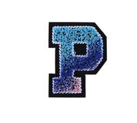 EVWGNPQRV Toppe Ricamate, Toppe Ricamate da Cucire con Lettere Inglesi, Confezione 26 Pezzi, Multicolore, 1,9-4,7 cm(Colorp)