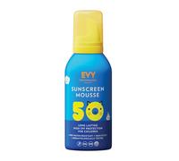 EVY Babies e Kids Protezione Solare Mousse SPF 50 - senza profumo - protezione solare resistente al sudore e all'acqua per bambini dai 6 mesi in su