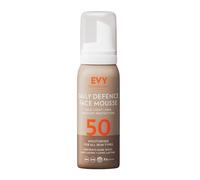 EVY Mousse Giornaliera con Protezione Solare SPF 50 - tecnologia anti-invecchiamento avanzata, idratante, senza profumo, vegan